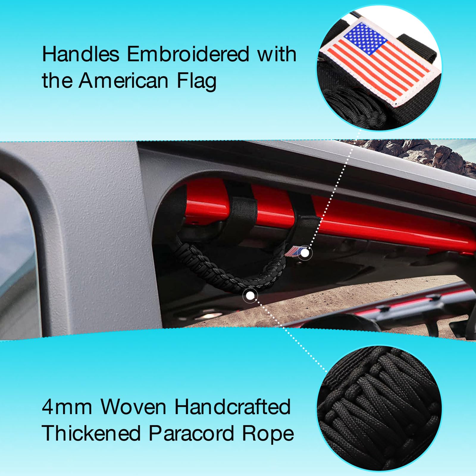 GAIZON paracord texture highlights durable, comfortable grip