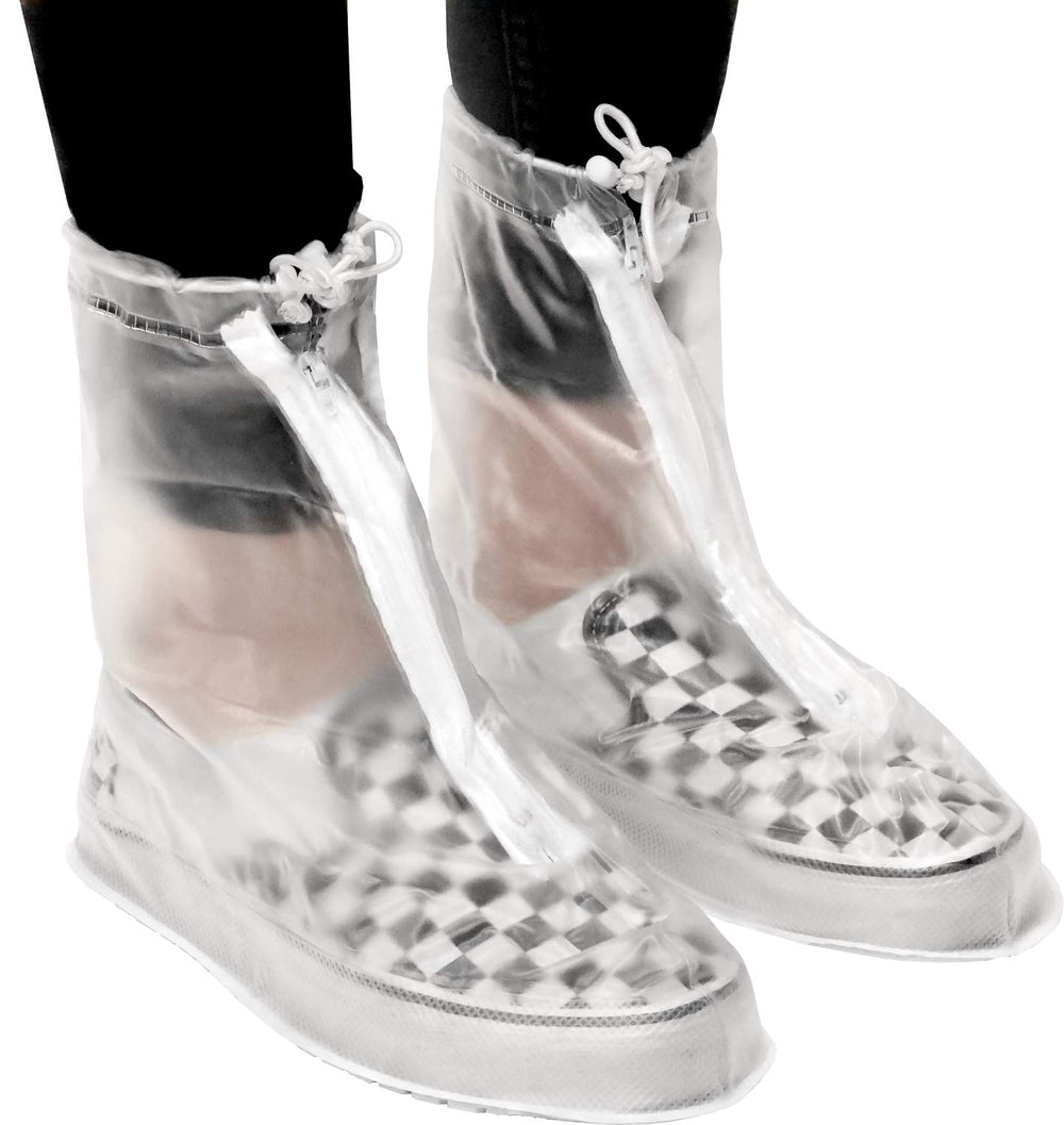 Galashield rain shoe covers feature a full-zip for easy on and off