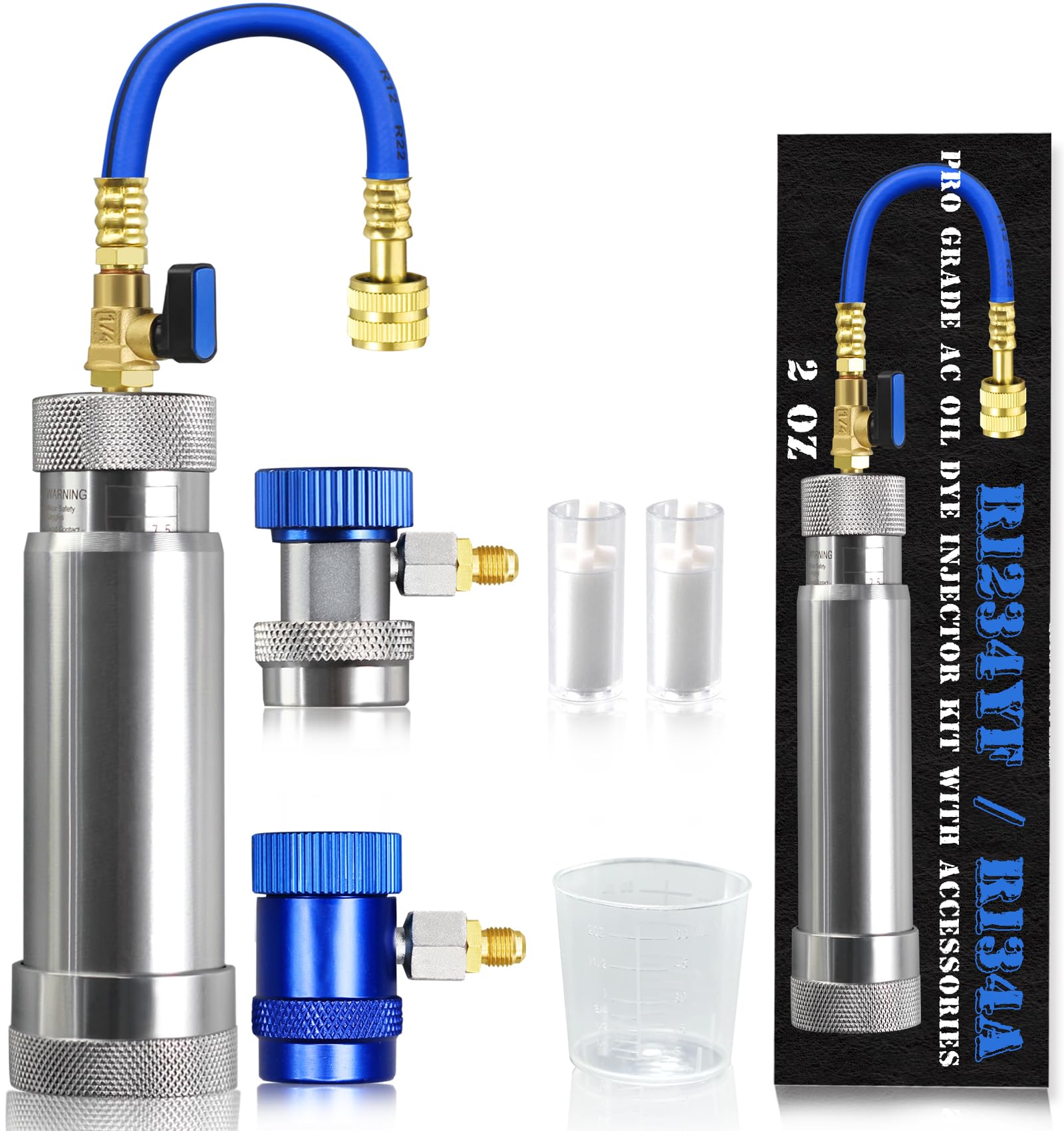 GallopMax AC oil dye injector kit assembly for precise oil placement.