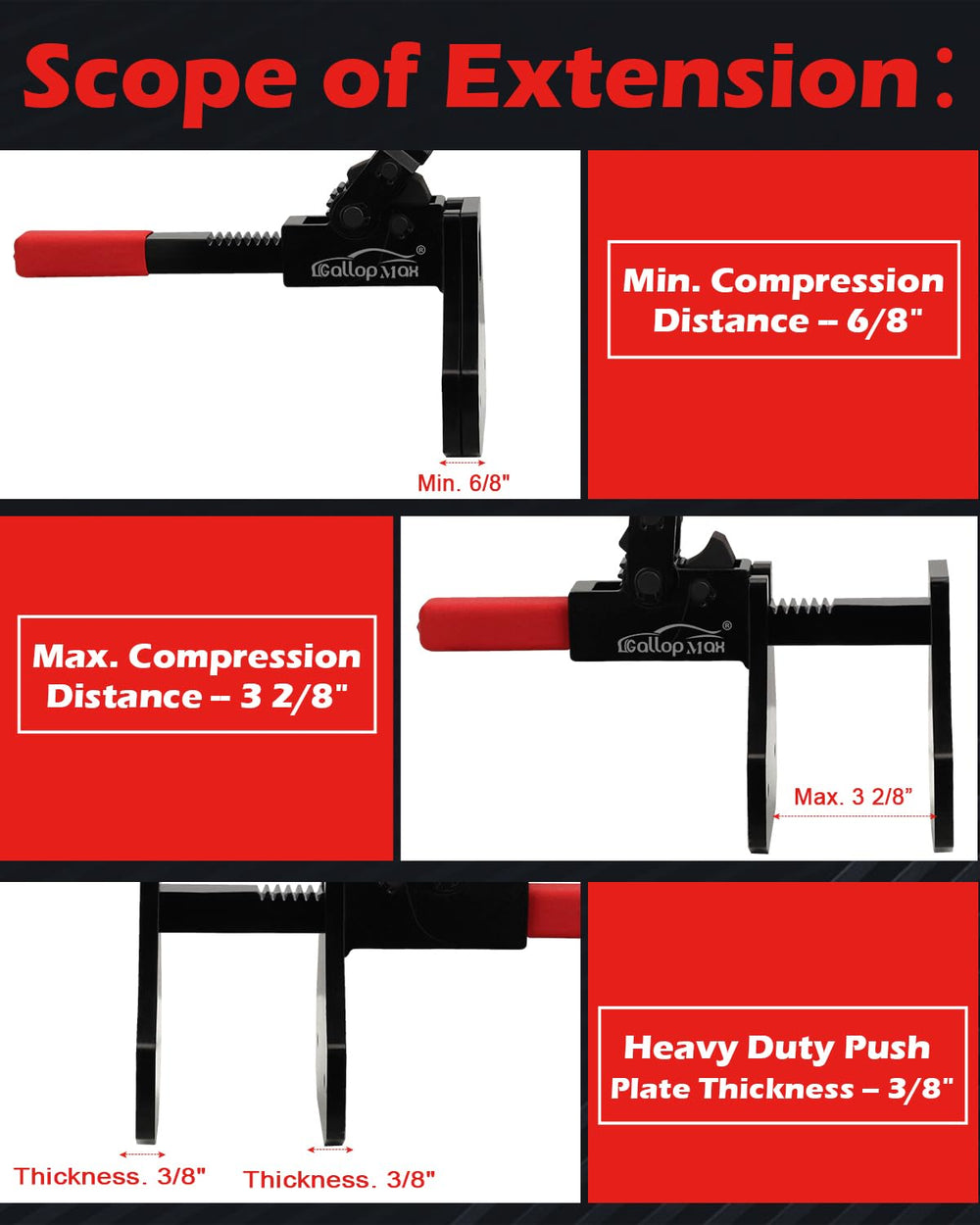 GallopMax heavy duty 45 gauge steel for strength and corrosion resistance