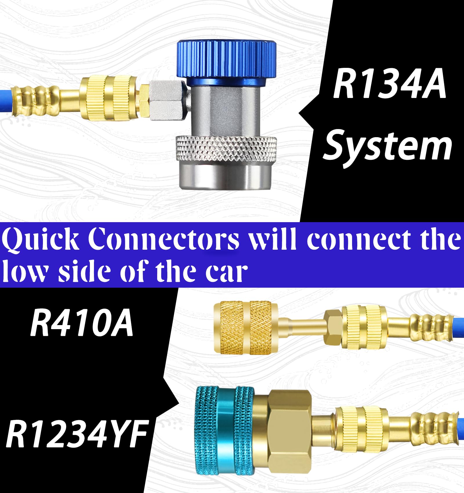 GallopMax r1234YF low-side quick coupler ensures safe system access.