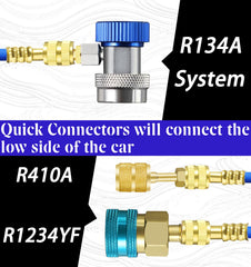 GallopMax r1234YF low-side quick coupler ensures safe system access.