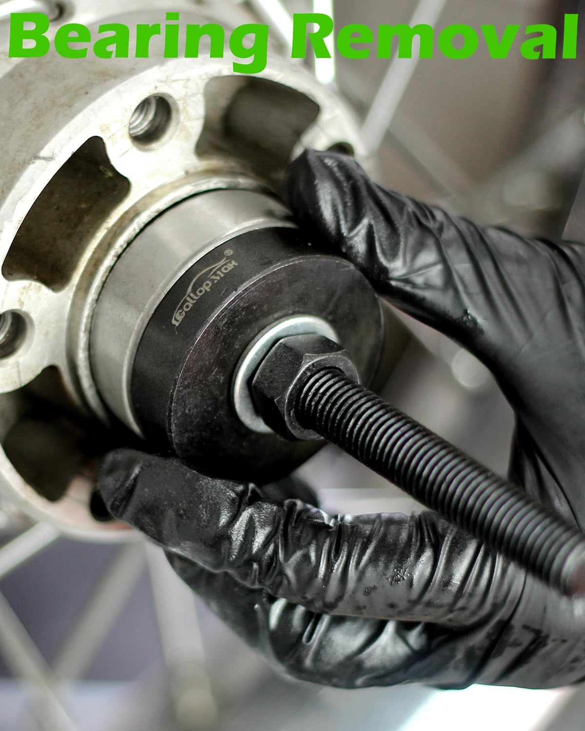 Durable carbon steel construction supports long-term bearing maintenance work.