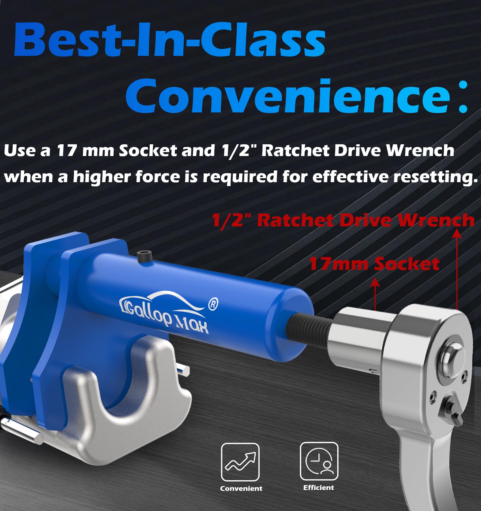 GallopMax thick 8 mm plates provide stable pressure during pad replacement.