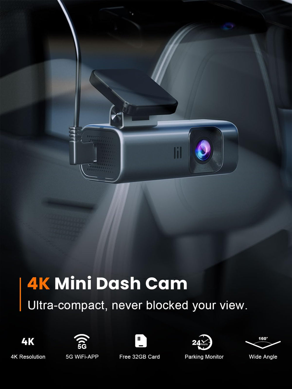galphi closeup lens detail highlighting 160° wide-angle and clear capture benefit