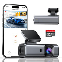 galphi front view mounted showing compact camera and unobstructed windshield benefit