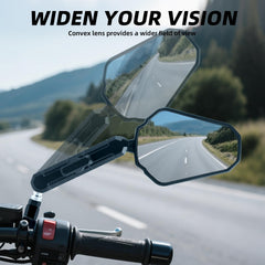 GAMAZING aluminum link rods provide sturdy support for reliable rear visibility.