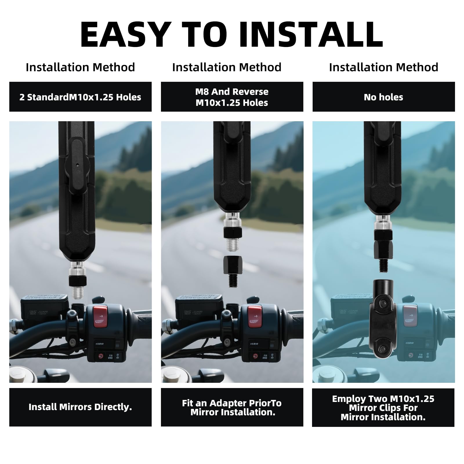 GAMAZING foldable black design reduces snag during turns and parking.