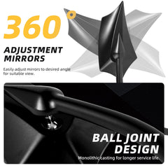 GAMAZING mirror stem crafted from durable aluminum for lasting performance.