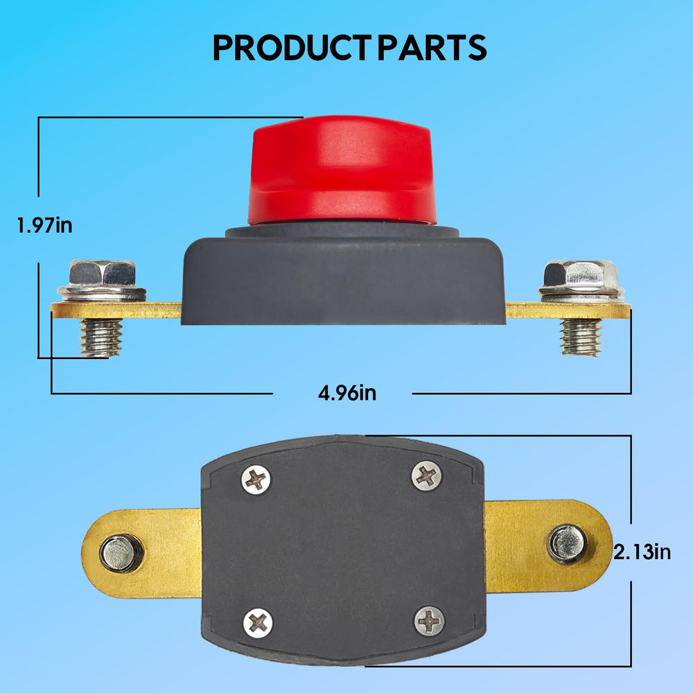 GANETZO switch compact design fits tight spaces in vehicles.