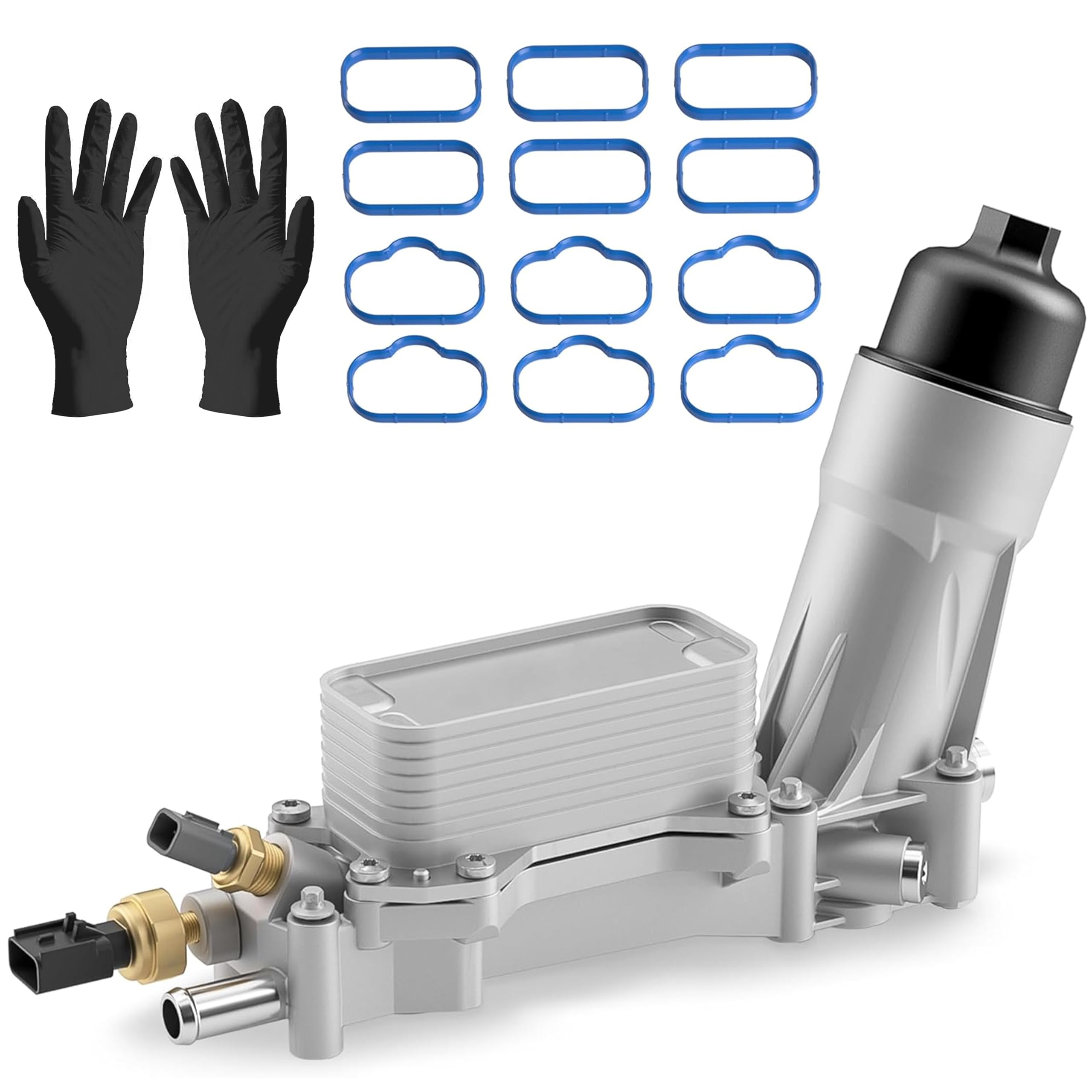 GAOBEN 926-876 aluminum oil filter housing, durable replacement for plastic units.