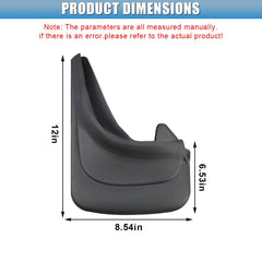GAOLAOSY front-right mud flap shields wheels from debris and spray