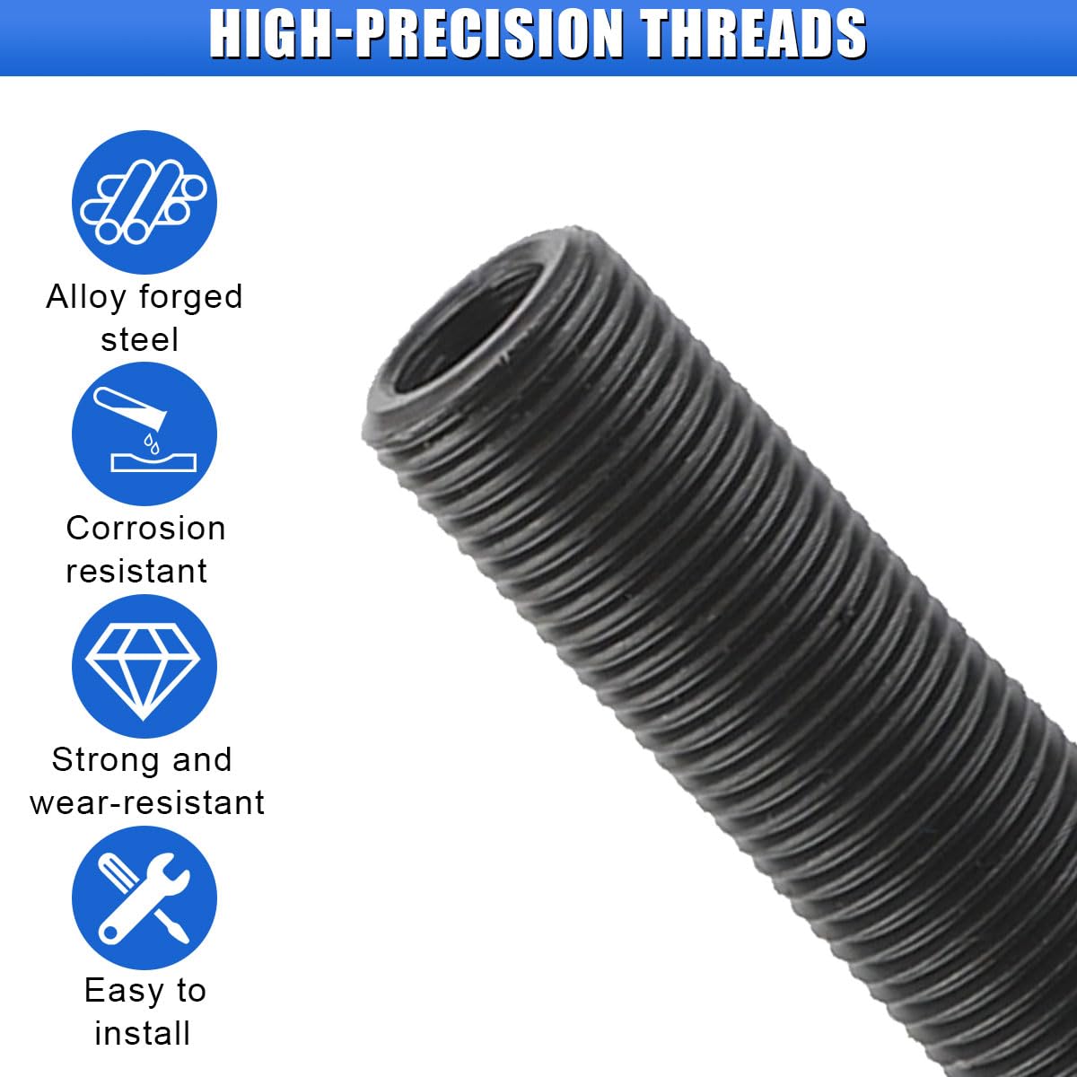 GAOLAOSY two forcing screws fit multiple hub sizes for versatility.