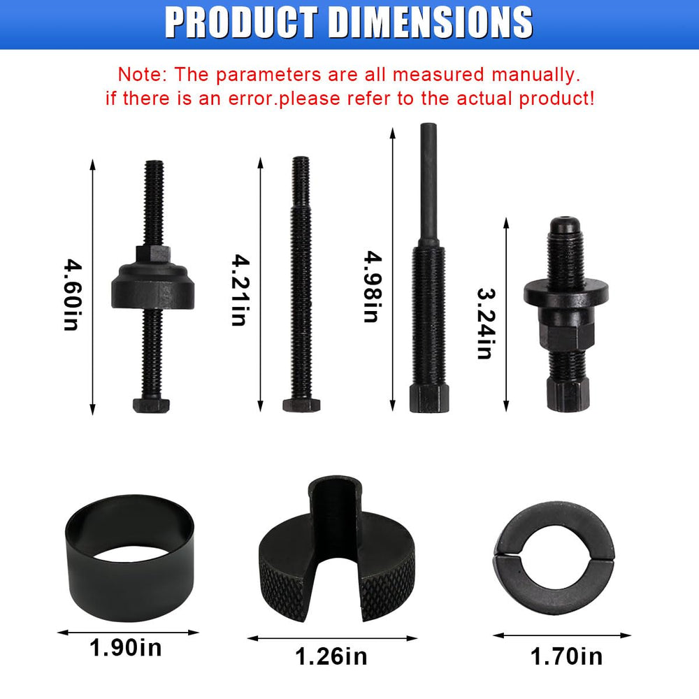 GAOLAOSY pulley installer kit enables quick, clean pulley installations.