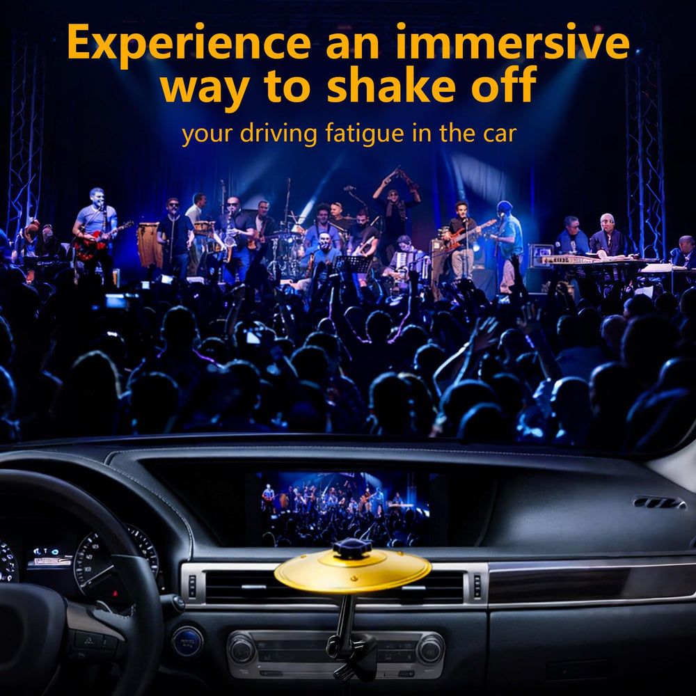 Gaolerbee mini drum vent attachment creates vent percussion while driving.