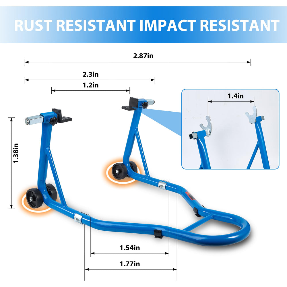 GAOLLY durable blue powder-coated steel resists rust and dirt.