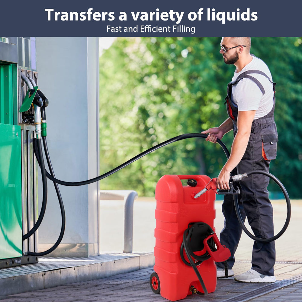 GAOMON Fuel Caddy with 10ft hose delivering extended reach for fueling.