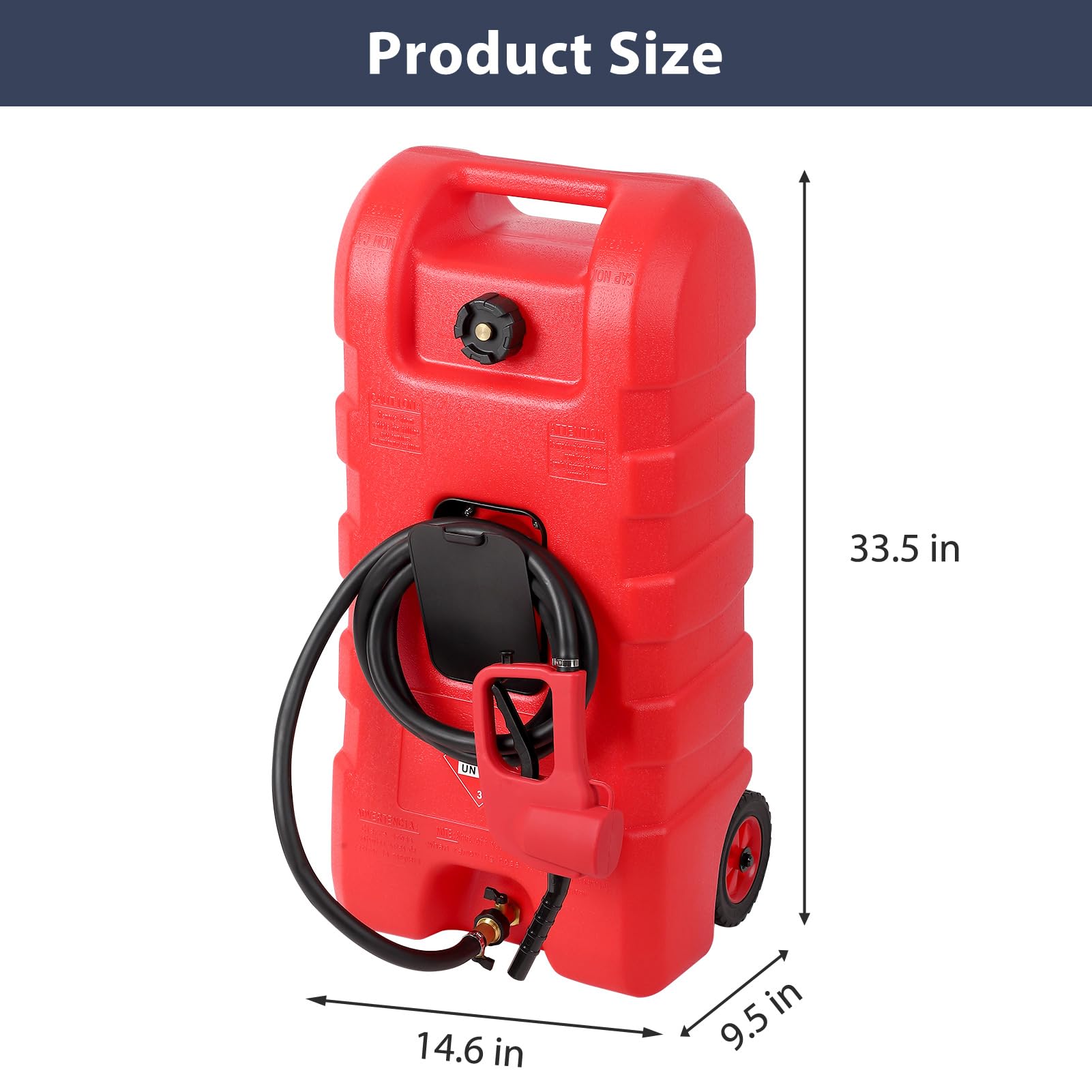 GAOMON Fuel Caddy compact storage fits in a trunk or shed