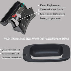 Gaoyeer rod clips set A secures tailgate components reliably