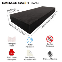 Garage Smith GWP04 diamond texture surface resists scratches for a neat garage look.