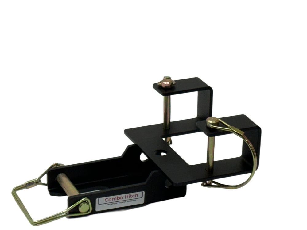 Garbage Commander haul pin hitch in action enables sturdy trailer connections