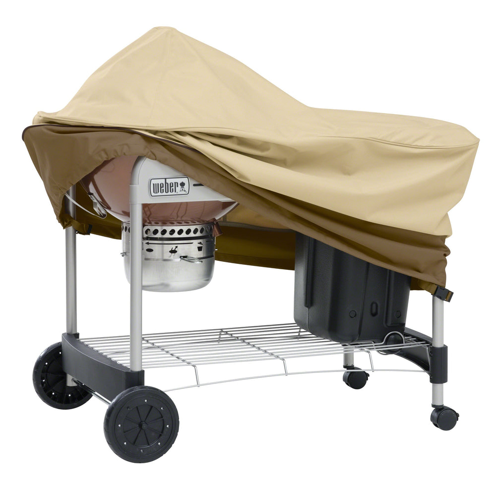 Classic Accessories Gardelle fabric close-up shows water-repellent protection for outdoor use.