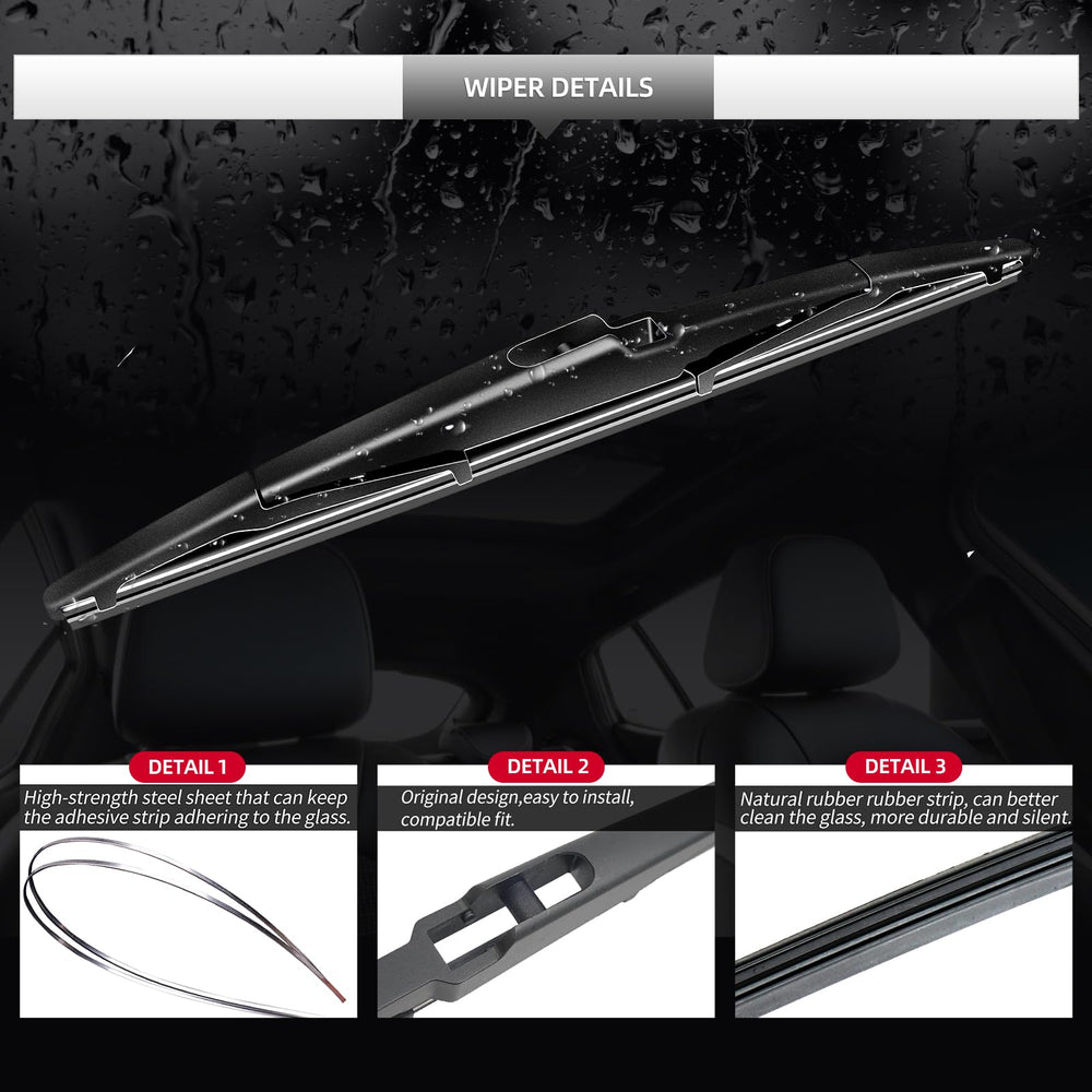 Gardimu durable-rear-wiper-arm-assembly resists wear for lasting performance.