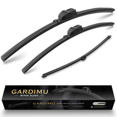 GARDIMU Porsche Cayenne front wiper blade offering crystal-clear rain visibility.