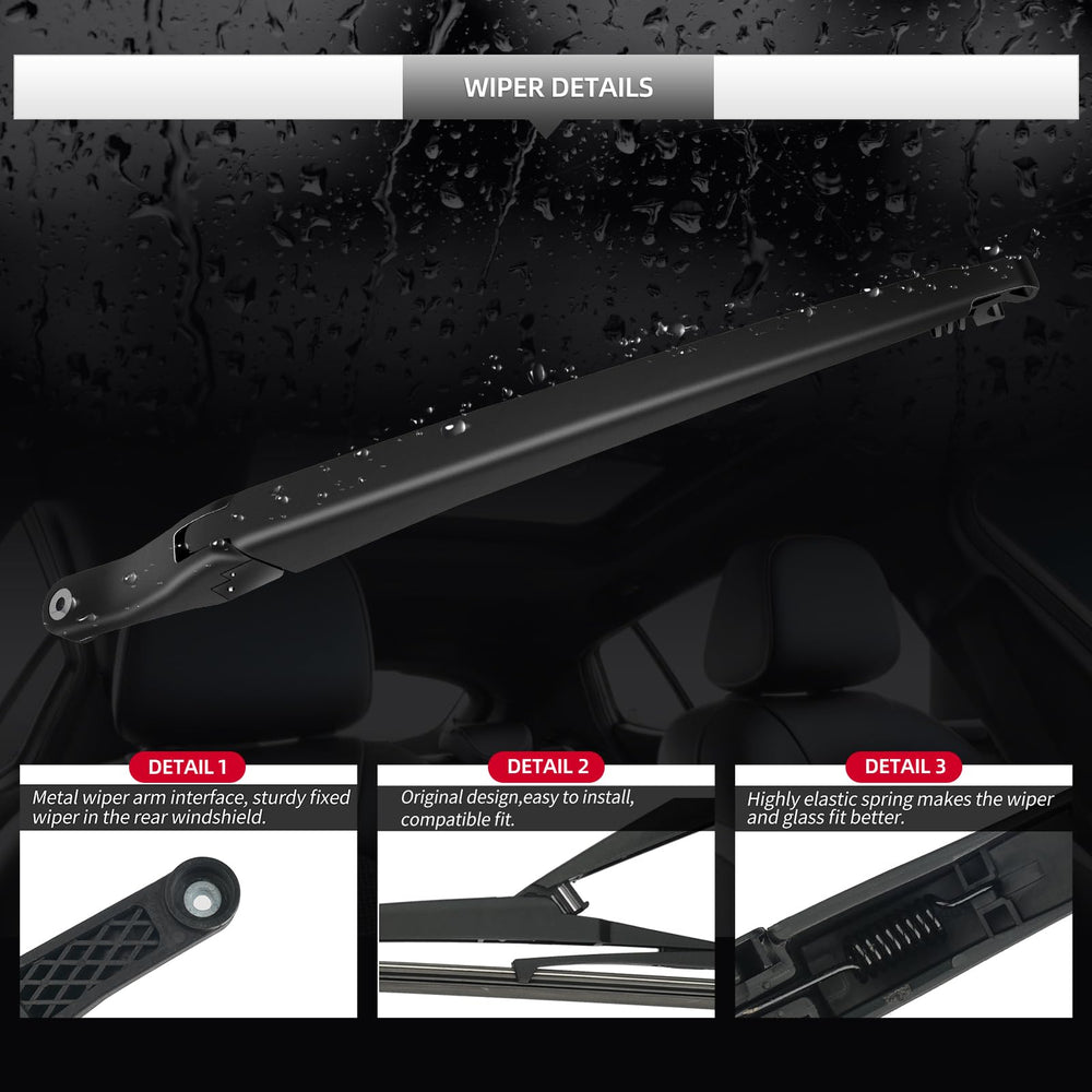 Gardimu replacement blade for Sienna back window ensures clear rear view.