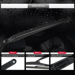 Gardimu replacement blade for Sienna back window ensures clear rear view.