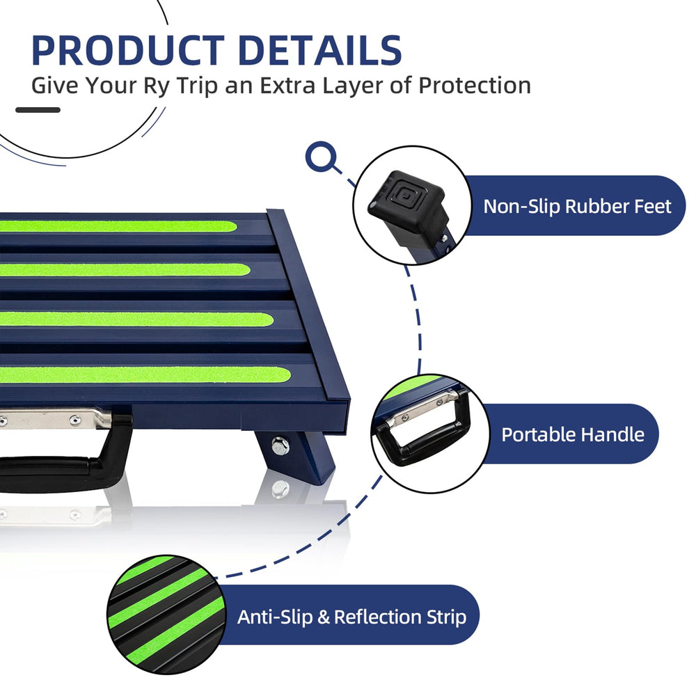 GarfatolRv 4-level adjustable RV step for varying door heights