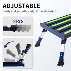 GarfatolRv folding RV step with convenient handle for easy setup