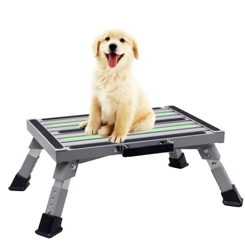 GarfatolRv Iron RV Steps with four-level adjustable design for stable entry.