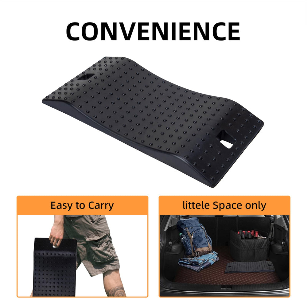 GarfatolRv portable handbag-storage keeps ramps ready for travel.