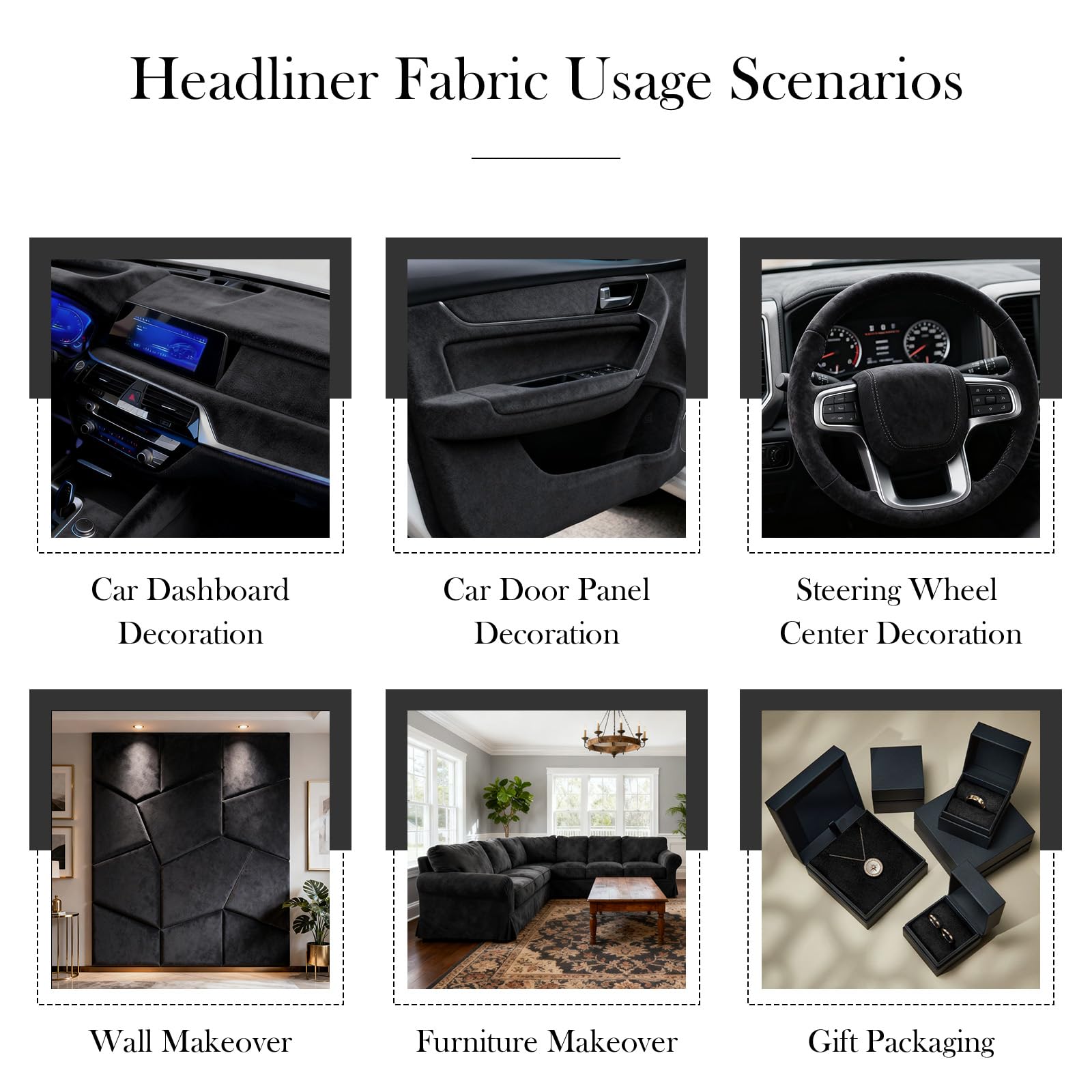 Garifon headliner ready for DIY installation with easy-cut edges.