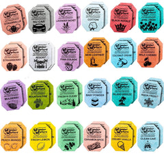 GARIZZE Wonder Wafers 48-pack box with 24 scents for cars and spaces.