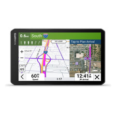 Garmin dēzl OTR720 7-inch screen offers crisp in-cab navigation.