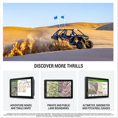 Garmin Tread 2 SxS Edition download satellite imagery for overhead route views offline