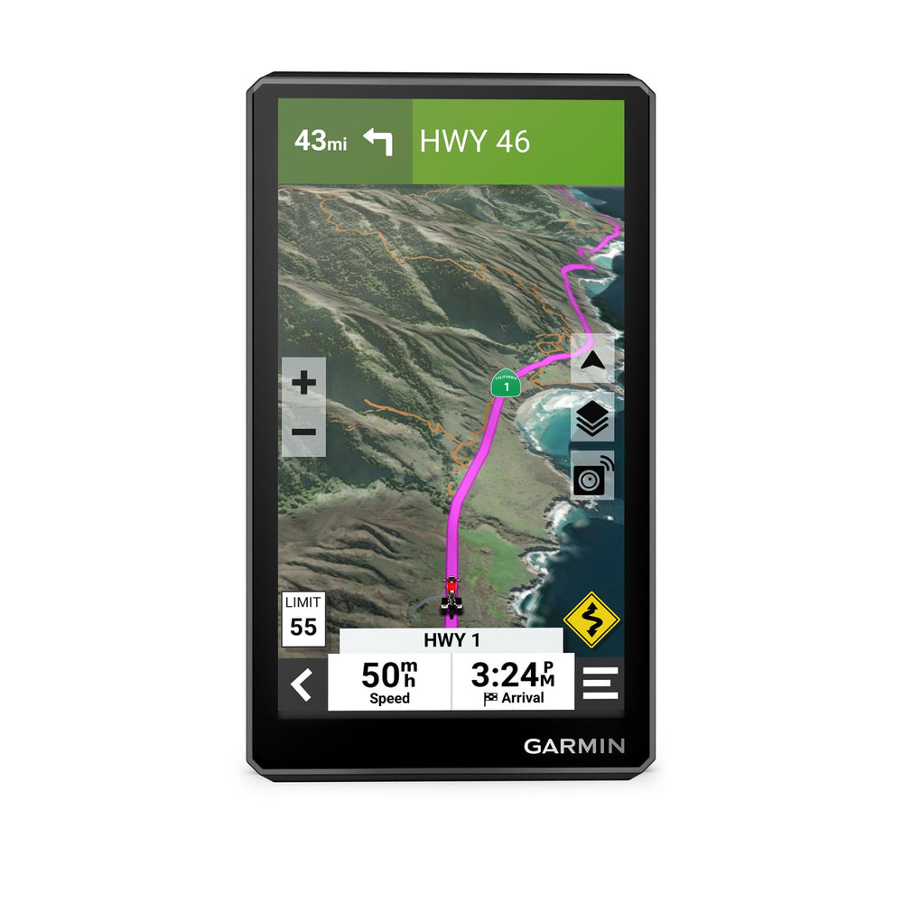 Garmin zūmo XT2 visual route planner helps customize adventure routes