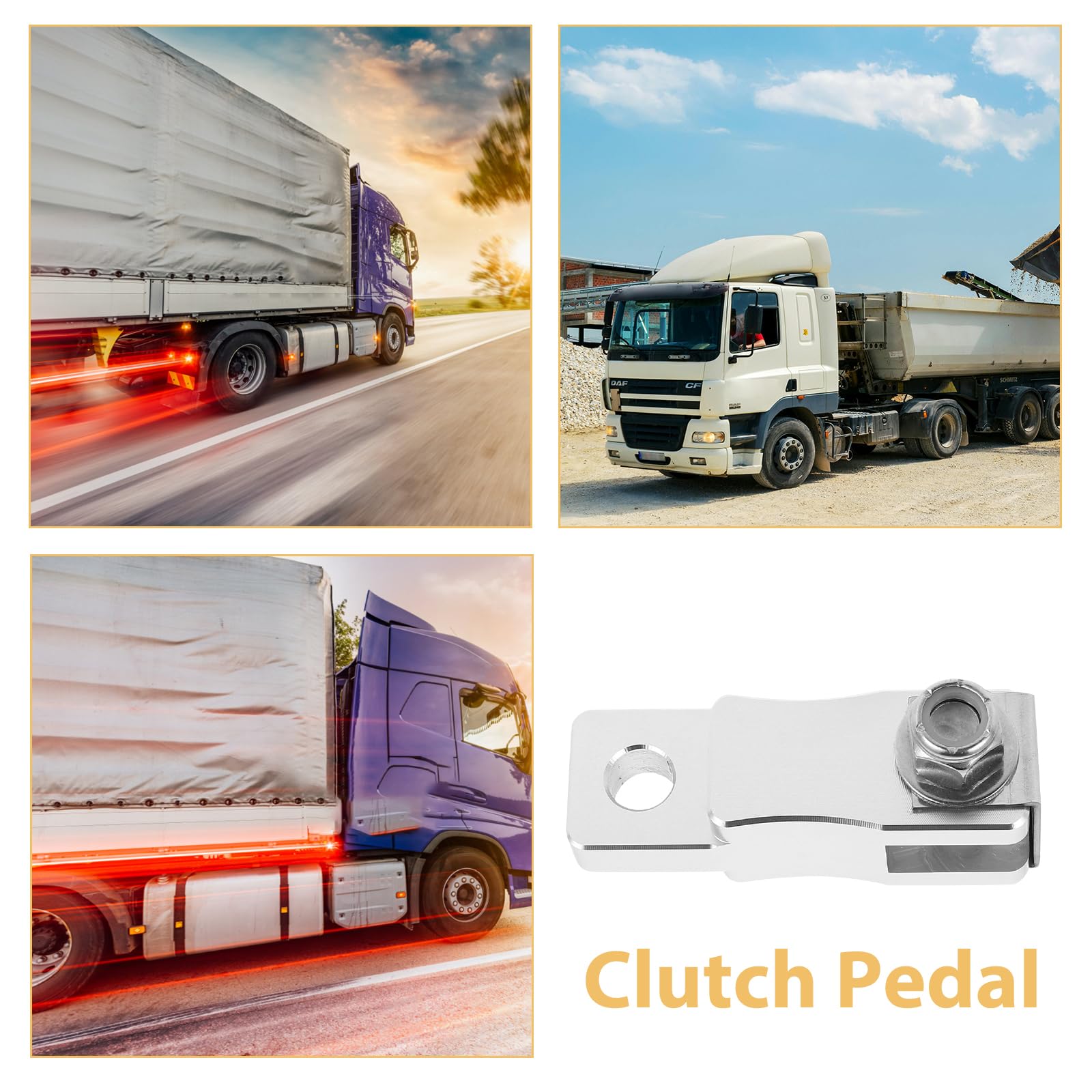 Garneck pedal extender offers safer pedal control and reduced leg strain.