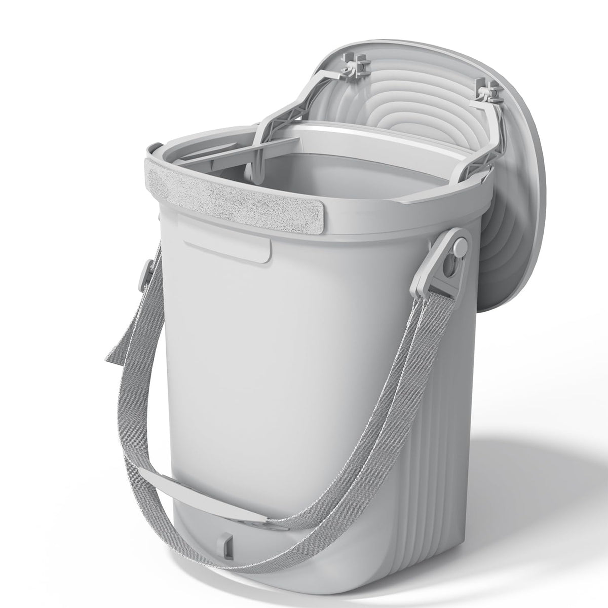 Garoopion waterproof car garbage can with lid keeps interiors dry and spills contained.