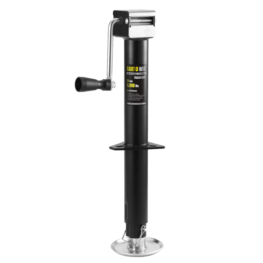 GARTOWEE 5000 lbs A-Frame Jack side view for heavy trailer lifting