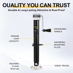 GARTOWEE ergonomic handle enables smooth operation on the go