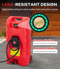Garvee manual-fuel-transfer-pump enables precise, mess-free refueling.