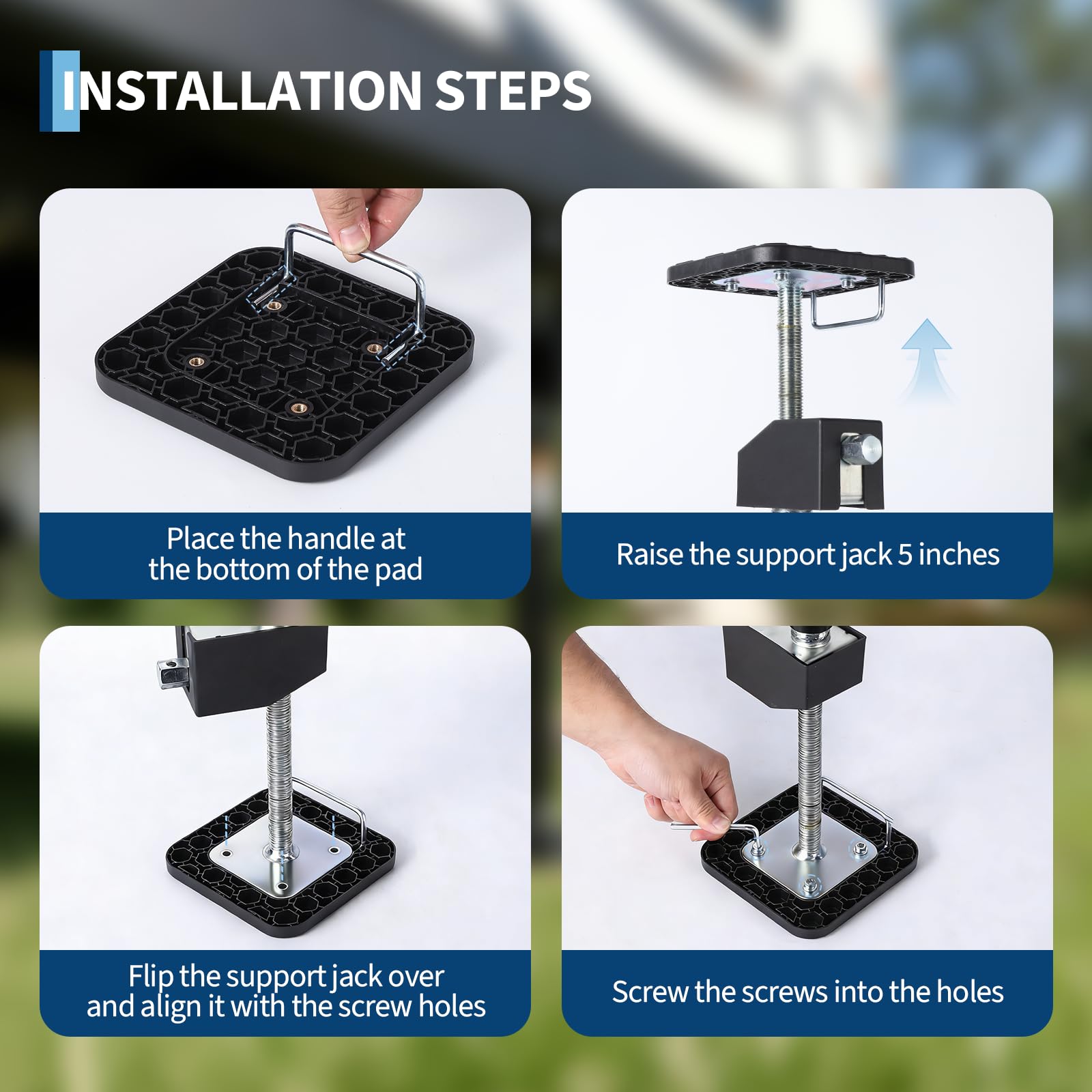 Garvee drill-compatible operation accelerates setup for camping trips