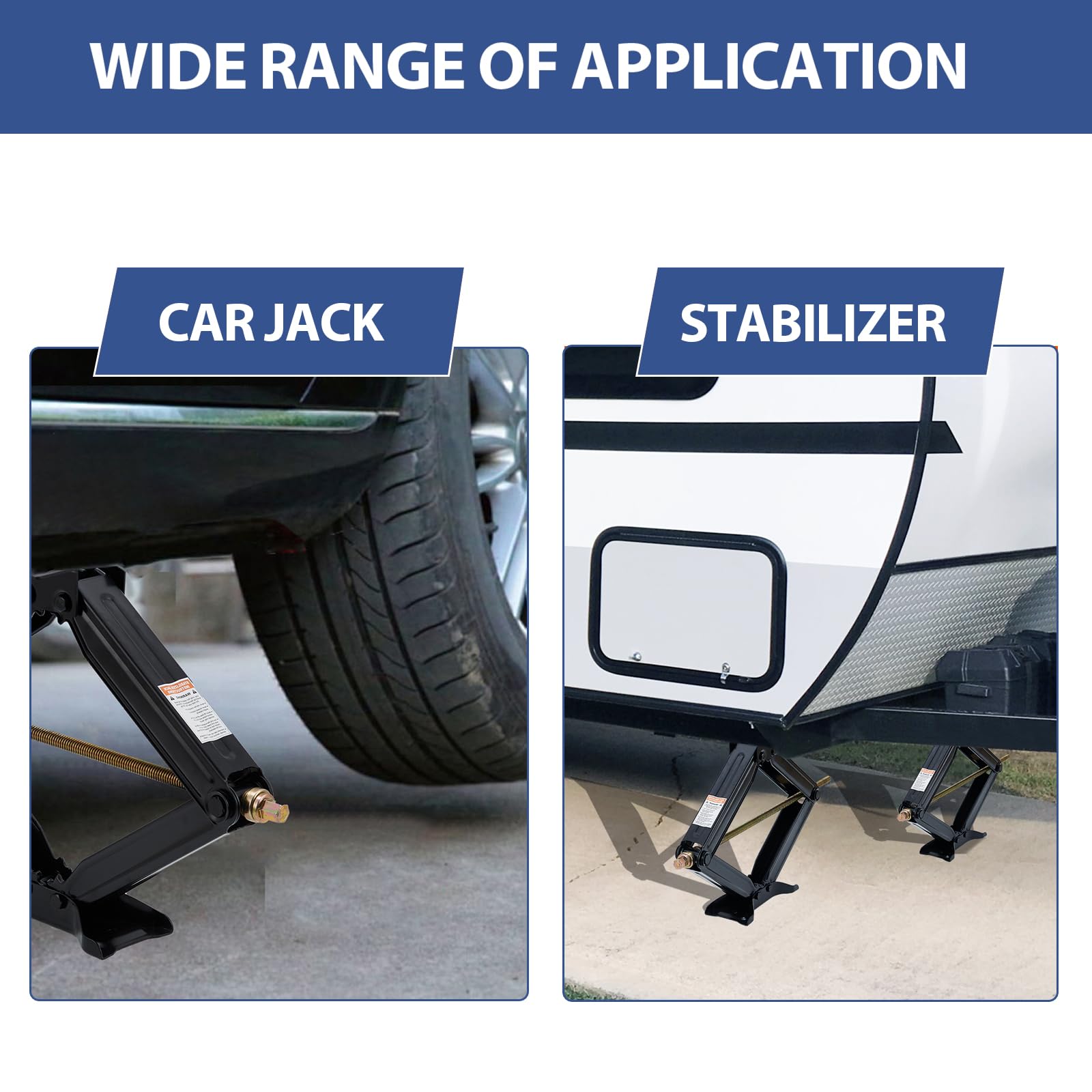 GarveeTech portable stabilizer jack compact for easy vehicle storage