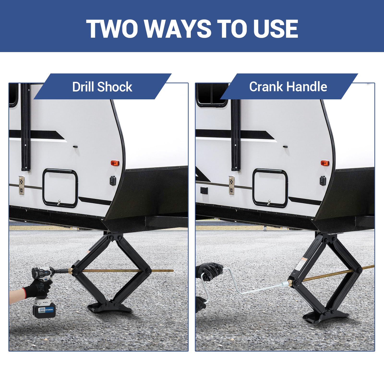 GarveeTech trailer stabilizer with dual installation options for fast or precise setup