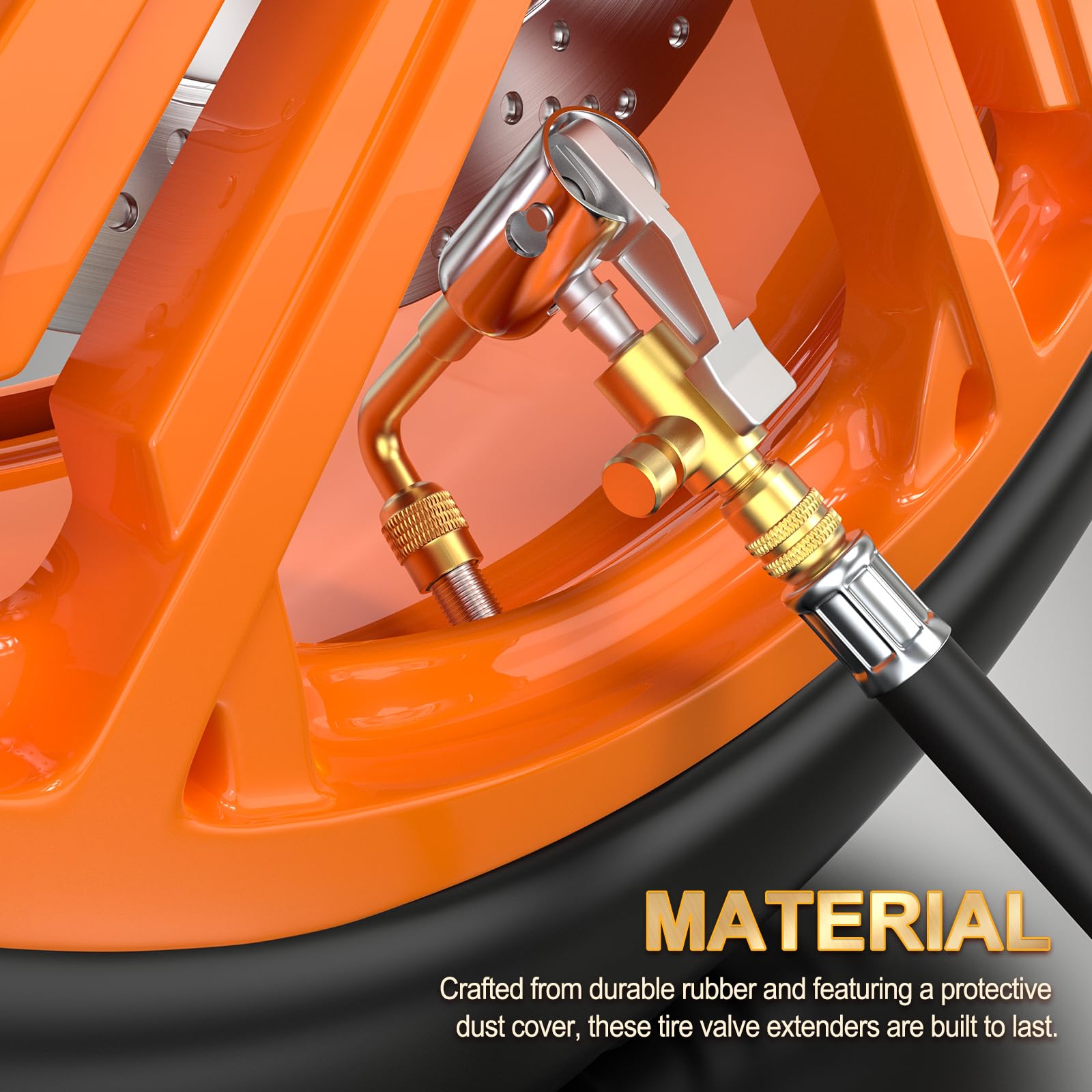 GASHER brass angle adapter 90-degree enables tight access