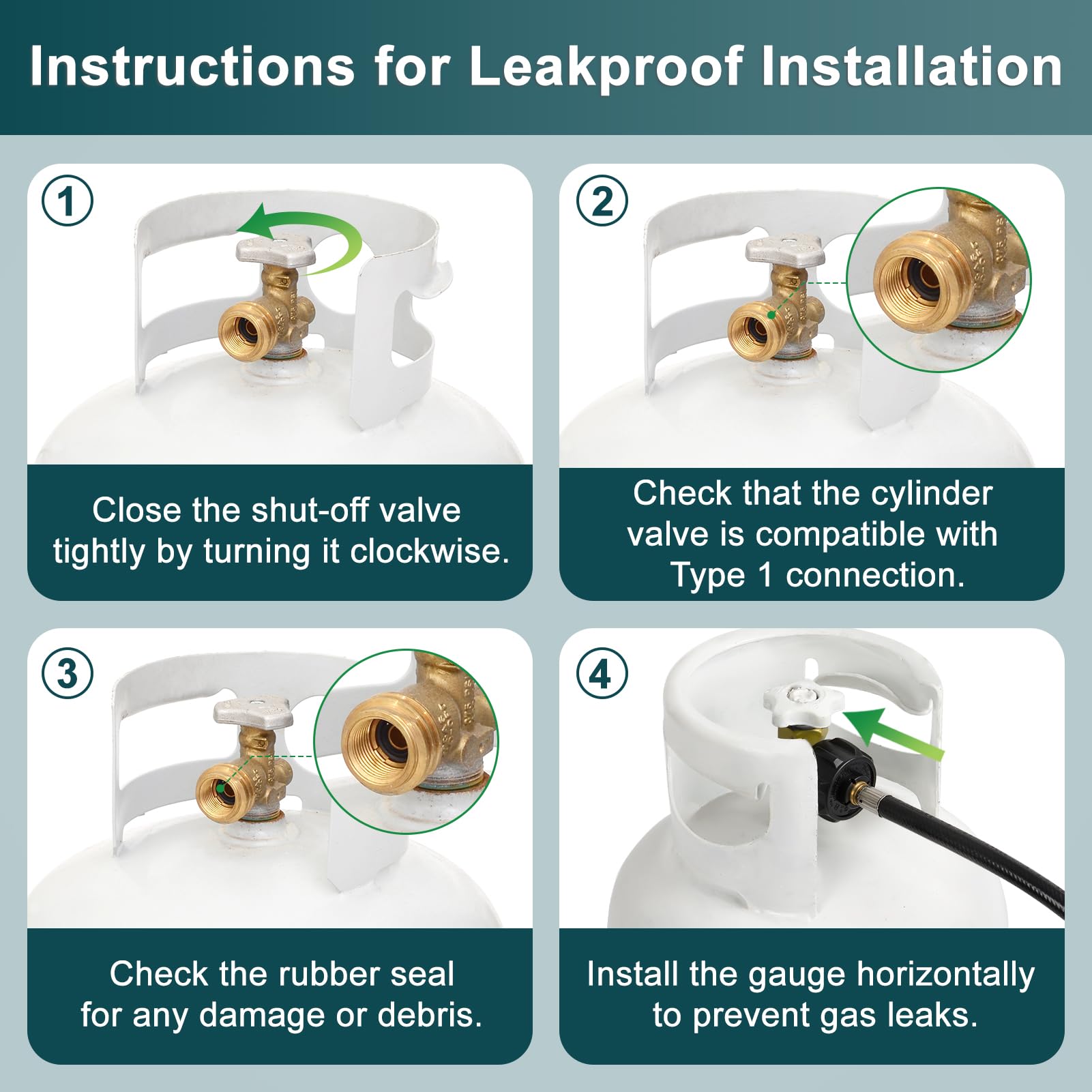 GasPro hose with maintenance check and user guide.