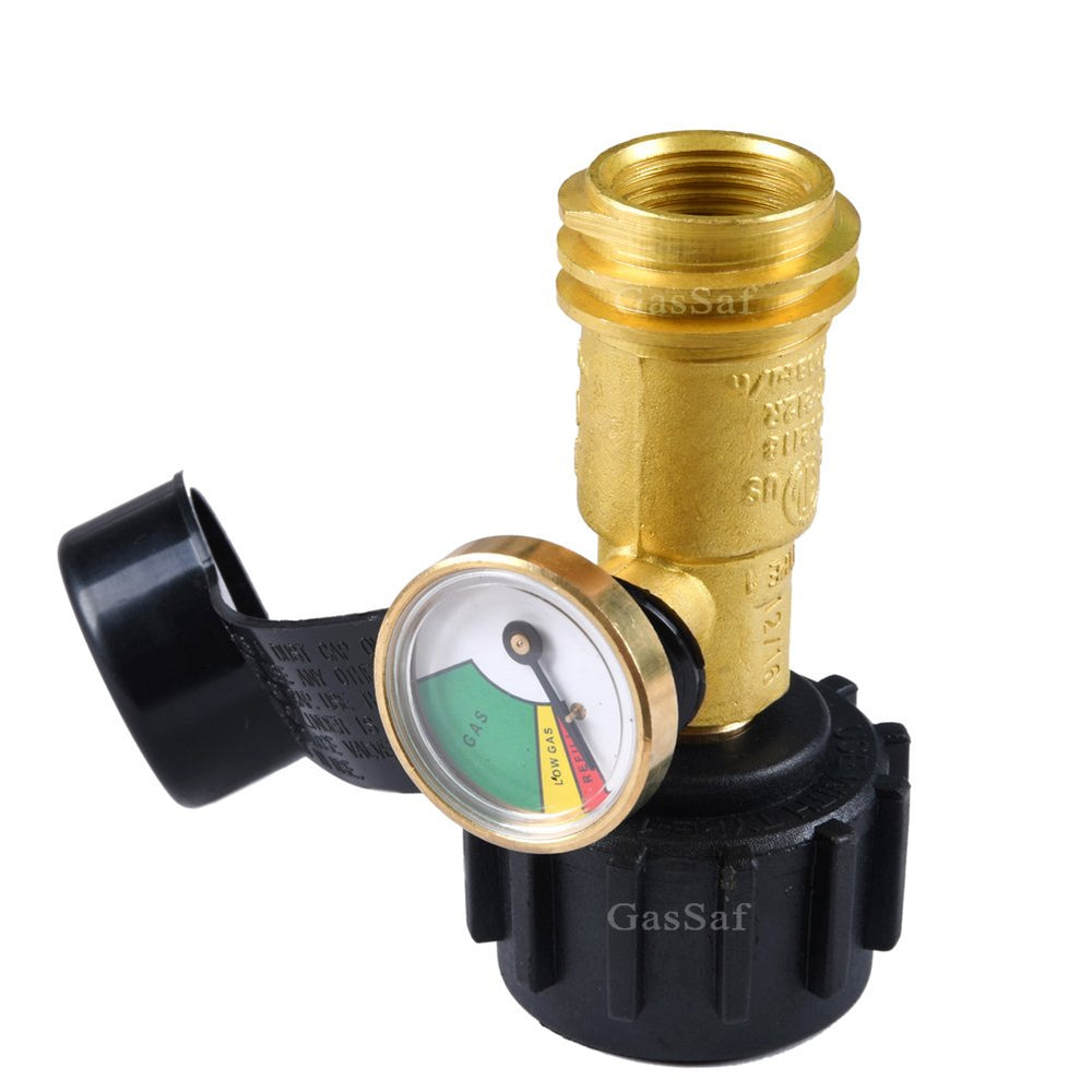 GasSaf propane gauge with leak detection for safer operation